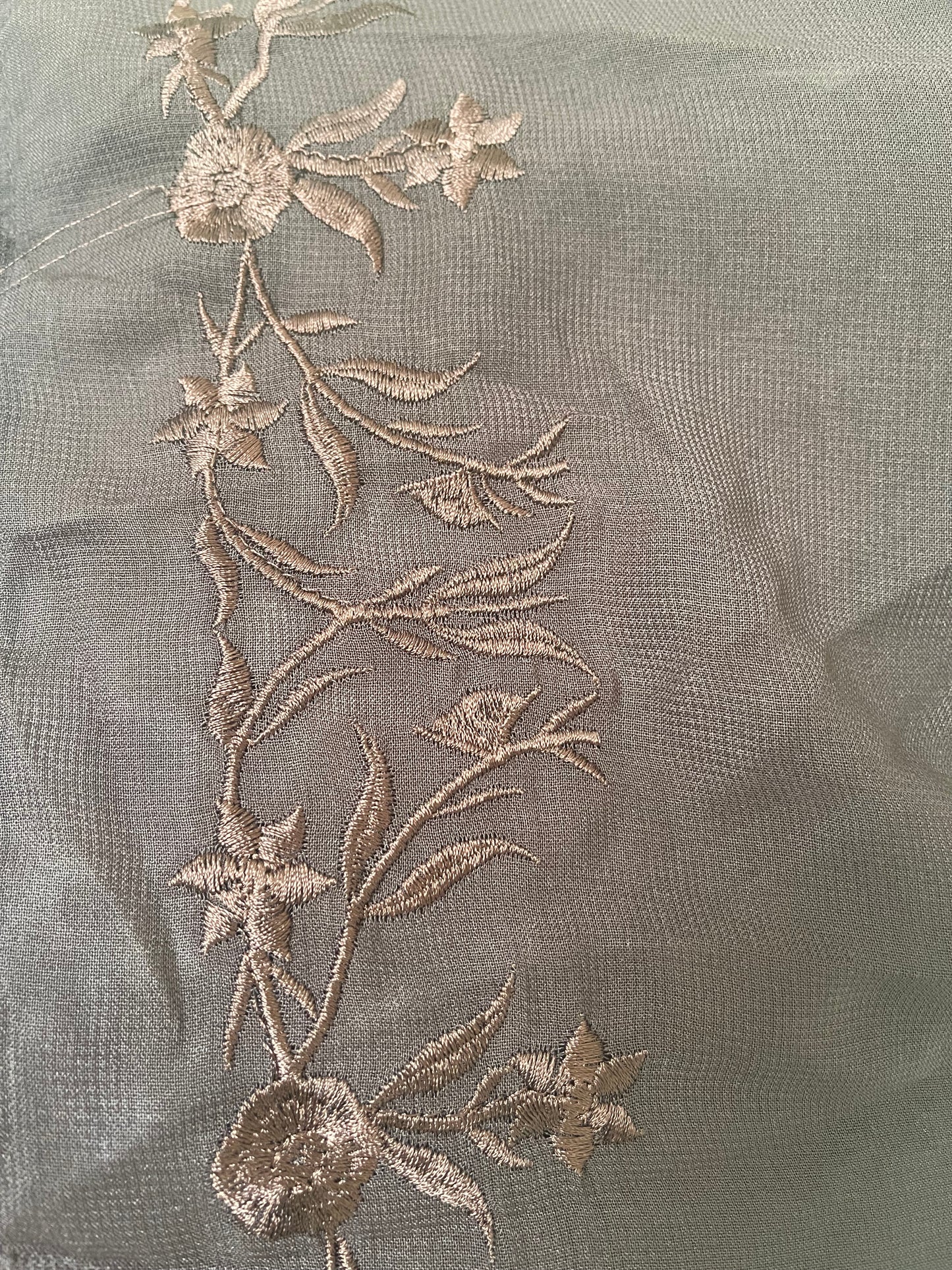 Brown kimon sleeve abaya