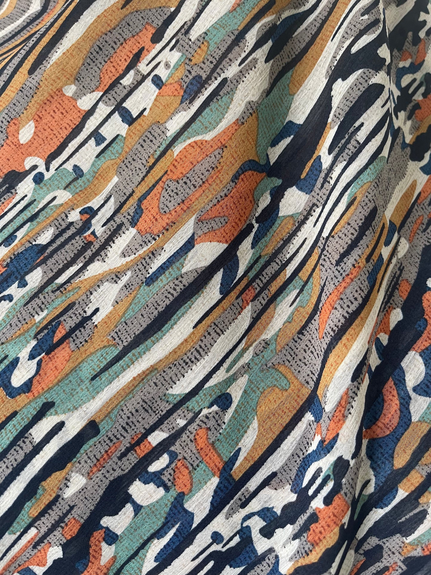 Brown buttoned pleat abaya with hijab