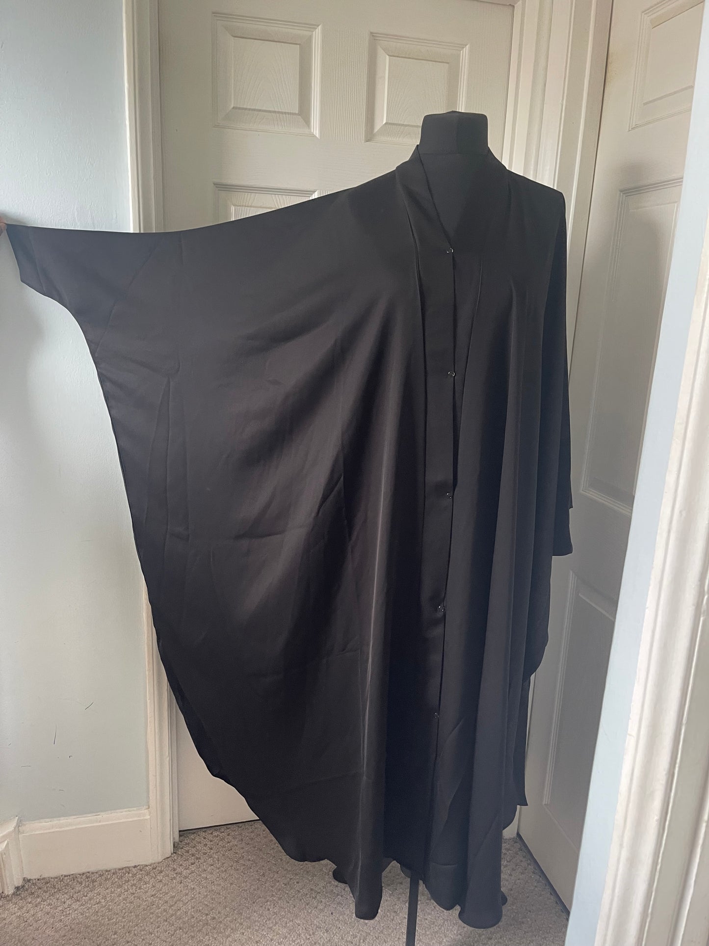 Black Butterfly batwing abaya